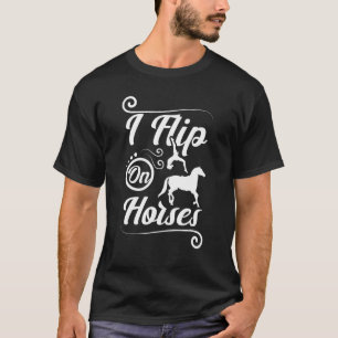 Ik word enthousiast van paarden t-shirt