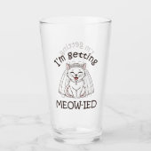 Ik word ge-meow-d! glas (Voorkant)