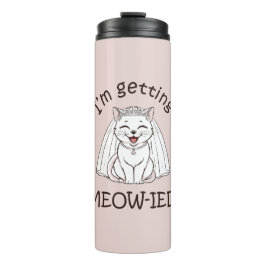 Ik word ge-meow-ied! thermosbeker