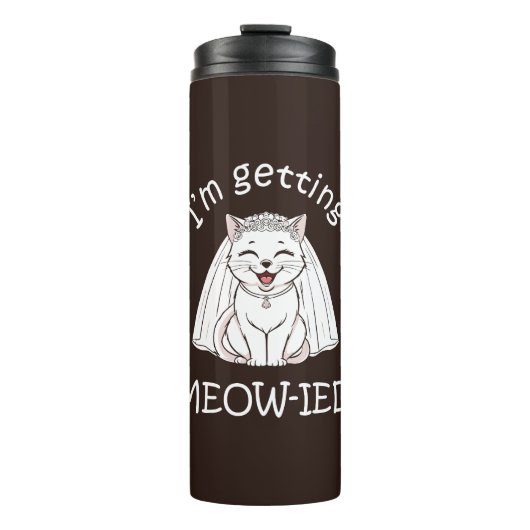 Ik word ge-meow-ied! thermosbeker (Voorkant)