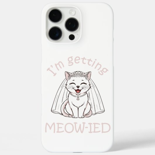 Ik word ge-meow-wed! Case-Mate iPhone case (Achterkant)