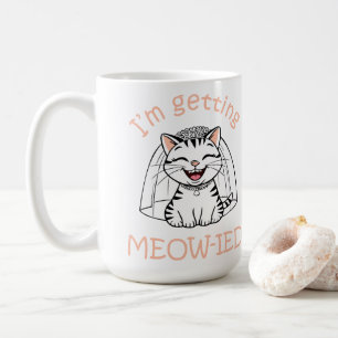 Ik word ge-meow-wed! koffiemok
