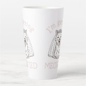Ik word ge-meow-wed! latte mok (Voorkant)