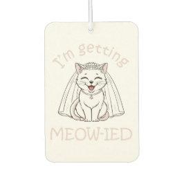 Ik word ge-meow-wed! luchtverfrisser