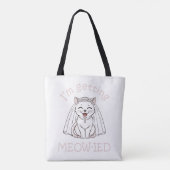 Ik word ge-meow-wed! tote bag (Achterkant)
