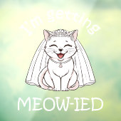 Ik word ge-Miauwd! Raamsticker (Vel 3)