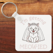 Ik word ge-Miauwd! Sleutelhanger (Voorkant)