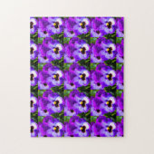 Ik word gek van pansies puzzel! Veel succes! Legpuzzel (Verticaal)