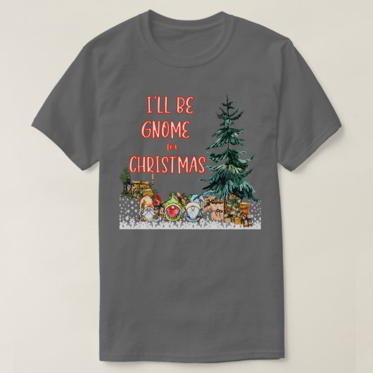 Ik word gek voor kerstmis. t-shirt (Design voorkant)