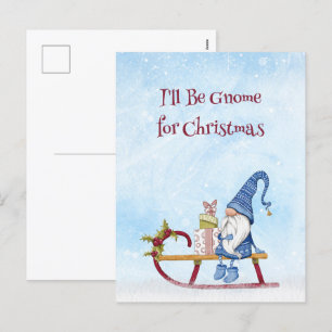 Ik word genoomd voor het Briefkaart van de kerstav