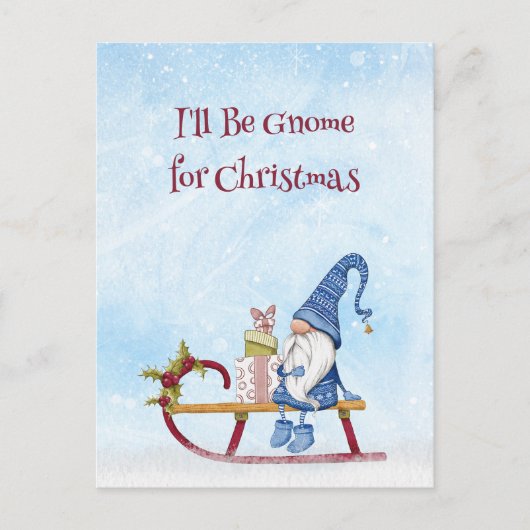 Ik word genoomd voor het Briefkaart van de kerstav (Voorkant)