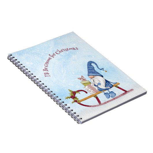 Ik word genoomd voor kerstavond feestdag notitieboek (Rechterzijde)