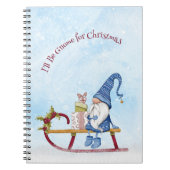 Ik word genoomd voor kerstavond feestdag notitieboek (Voorkant)