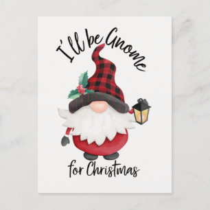 Ik word genoomd voor kerstcadeautje feestdagenkaart