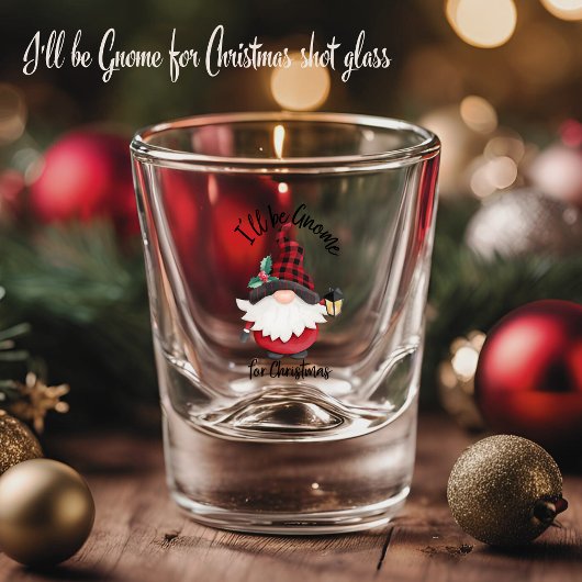 Ik word genoomd voor kerstcadeautje shot glas