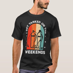 Ik word gerookt op het weekendje Scuba duiker Sn T-shirt