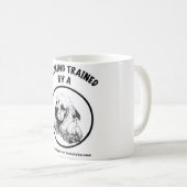 Ik word getraind door een Cocker Spaniel Koffiemok (Voorkant rechts)