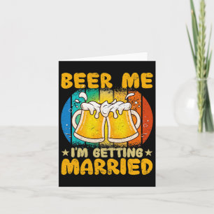 Ik word getrouwd Funny Gift Groom Bache Kaart