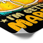 Ik word getrouwd Funny Gift Groom Bache Poster (Hoek)