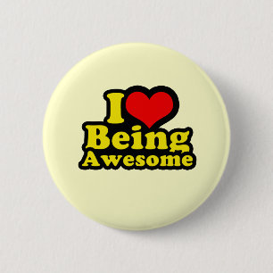 Ik word Geweldige. Ronde Button 5,7 Cm