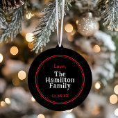 Ik word Gnome voor Kerstmis. Keramisch Ornament