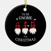 Ik word Gnome voor Kerstmis. Keramisch Ornament (Voorkant)