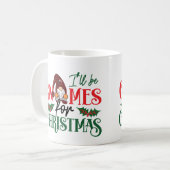 Ik word gnomen voor de kerstmok. koffiemok (Voorkant links)