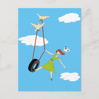 Ik word high met een beetje hulp van mijn vrienden briefkaart