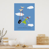 Ik word high met een beetje hulp van mijn vrienden poster (Keuken)