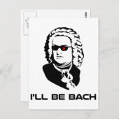Ik word Johann Sebastian Bach Briefkaart (Voorkant / Achterkant)