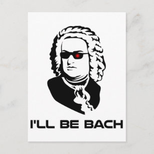 Ik word Johann Sebastian Bach Briefkaart