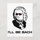 Ik word Johann Sebastian Bach Briefkaart (Voorkant)