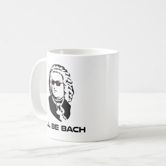 Ik word Johann Sebastian Bach Koffiemok (Voorkant links)