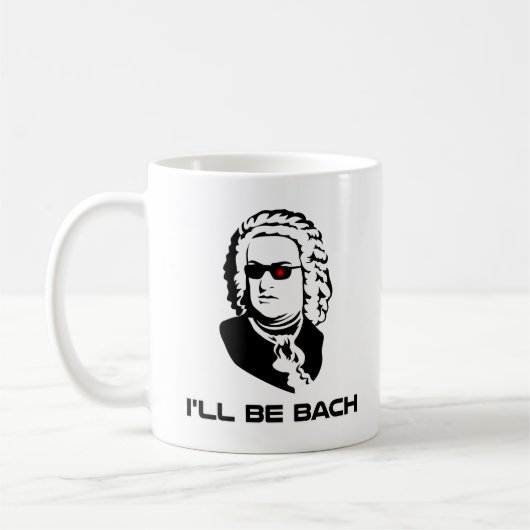 Ik word Johann Sebastian Bach Koffiemok (Links)