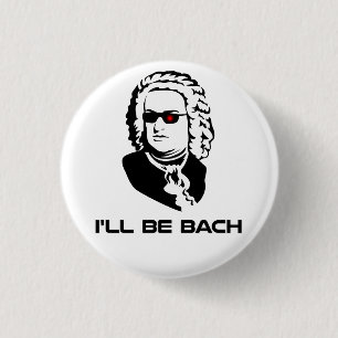 Ik word Johann Sebastian Bach Ronde Button 3,2 Cm