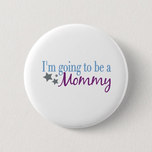 Ik word mama ronde button 5,7 cm (Voorkant)