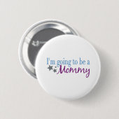 Ik word mama ronde button 5,7 cm (Voorkant /achterkant)