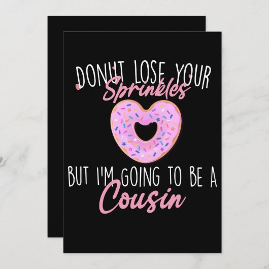 Ik word neef, Zwangerschap Aankondiging (Voorkant / Achterkant)