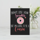 Ik word neef, zwangerschapsaankondiging kaart (Staand voorkant)