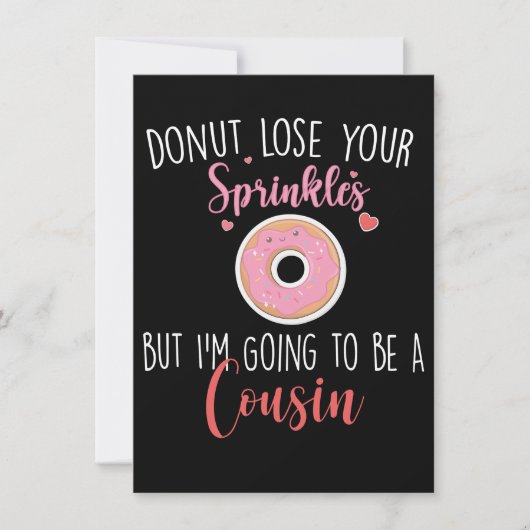 Ik word neef, zwangerschapsaankondiging kaart (Voorkant)