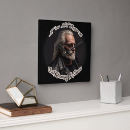 Ik word niet alleen maar een klassieker vierkante klok