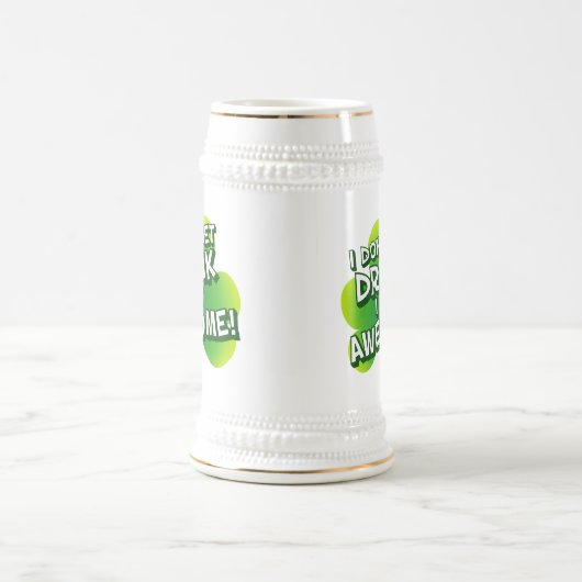 Ik word niet Drink als ik Geweldige word Bierpul (Center)