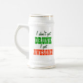 Ik word niet Drink als ik Geweldige word Bierpul (Links)