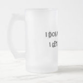 Ik word niet drink, ik word geweldige matglas bierpul (Links)