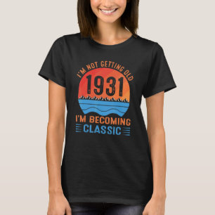 Ik word niet oud en ik word klassieke Vintage 1 T-shirt