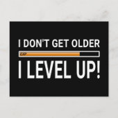 Ik word niet ouder - ik ben hoger. briefkaart (Voorkant)