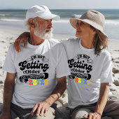 Ik word niet ouder ik draai retro Tri-Blend shirt