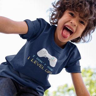 Ik word niet ouder, ik level omhoog Kinderverjaard T-shirt