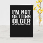 Ik word niet ouder ik word gewoon een klassieke kaart (Gele Bloem)