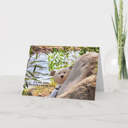 IK WORD NIET VERLOREN… OMDAT IK U VOND! KAART (Voorkant)